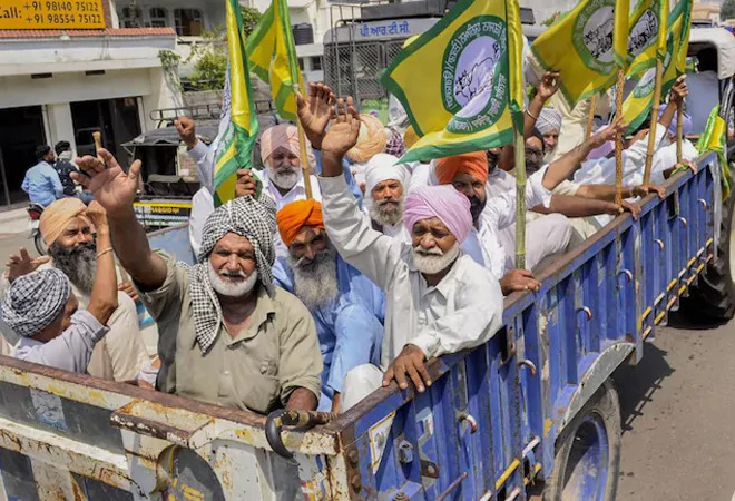 ANGRY Farmers at Delhi’s gate.