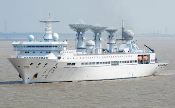 Chinese spy ship leaves Sri Lanka