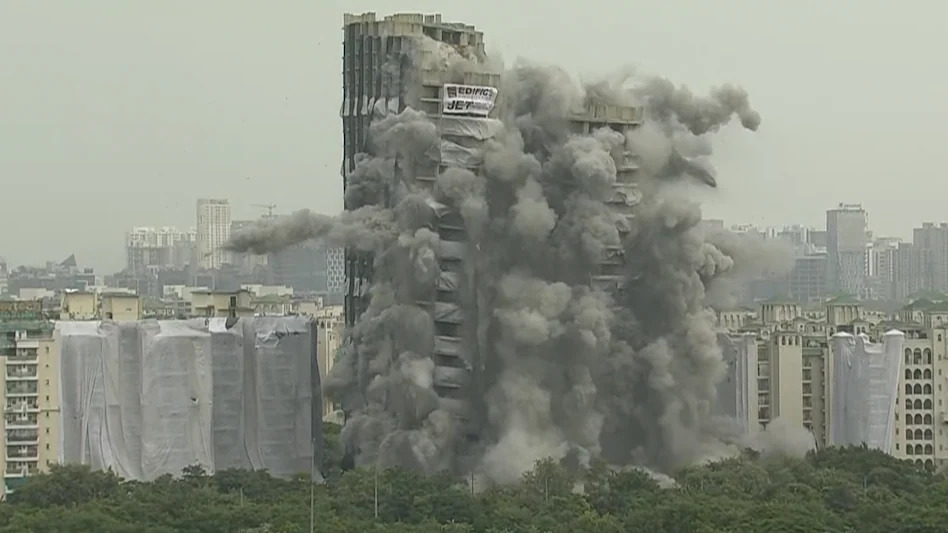 Towers of ‘corruption’ comes crashing down in 9 seconds