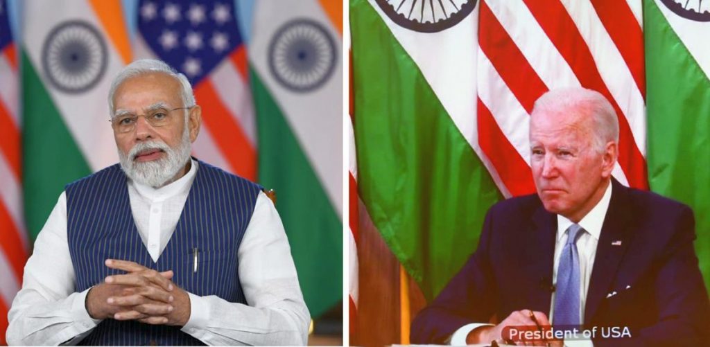 Modi speaks to Biden over phone  – discuss Ukraine and Bangladesh