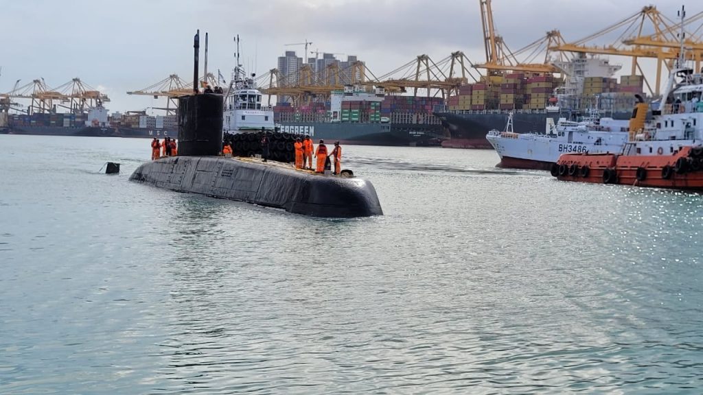 INS Shalki is on a strategic port call at Colombo