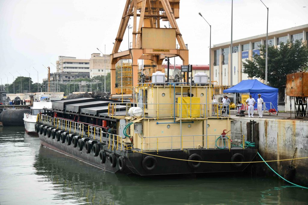 Navy gets its fifth ‘made-in-India’ missile barge