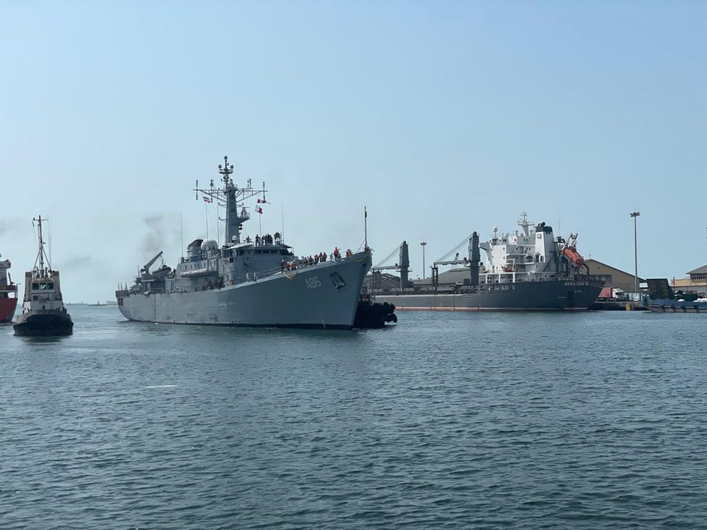 Three ships from Indian Navy are in Iran