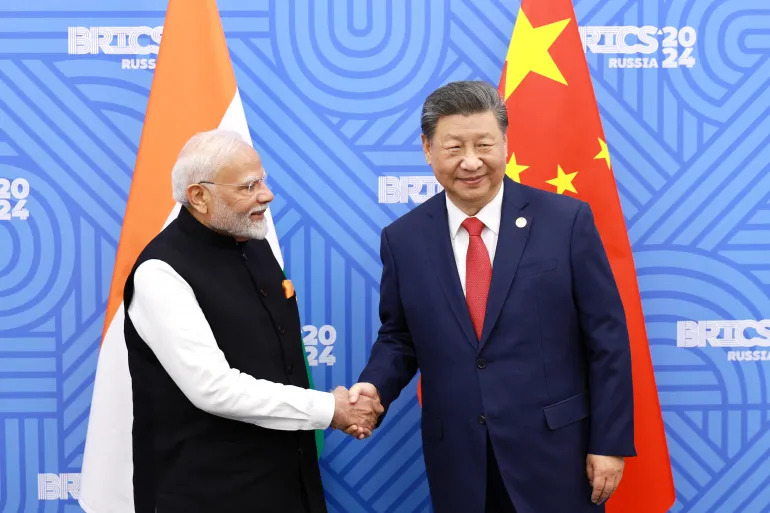 Modi meets Xi Jinping