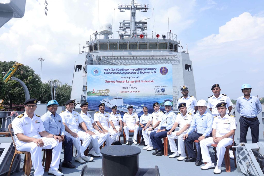 Navy gets latest SV Ship Nirdeshak