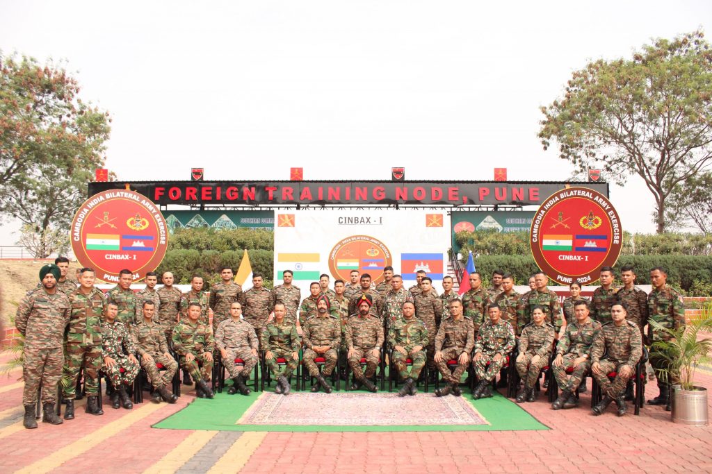 Exercise CINBAX between India-Cambodia has started