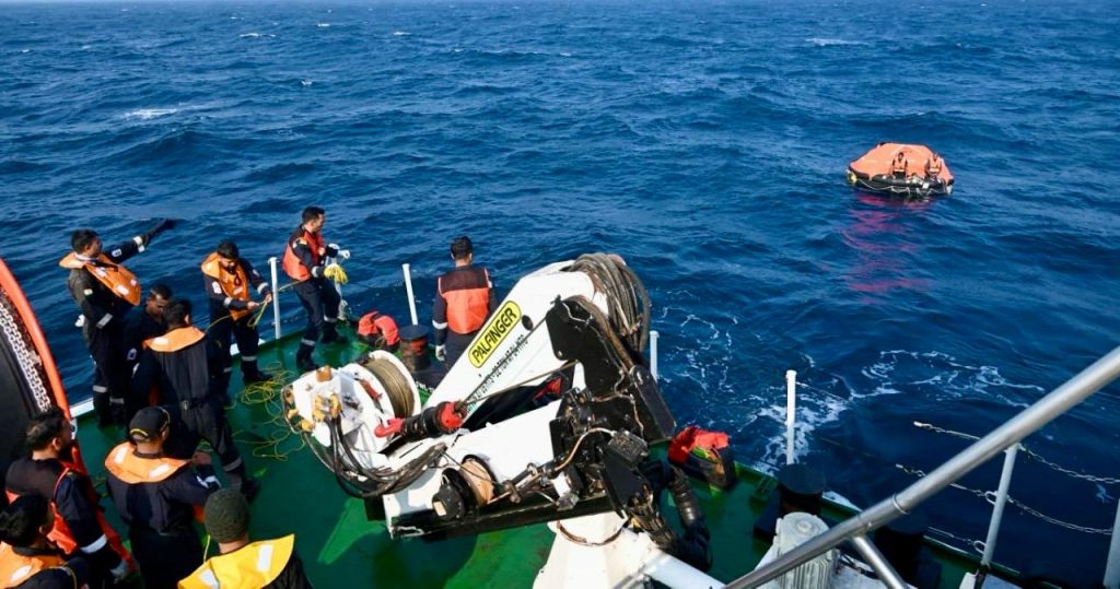 Coast Guard saves nine crew near Porbandar