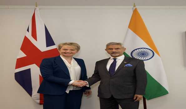 EAM in London, meets UK Home Secretary