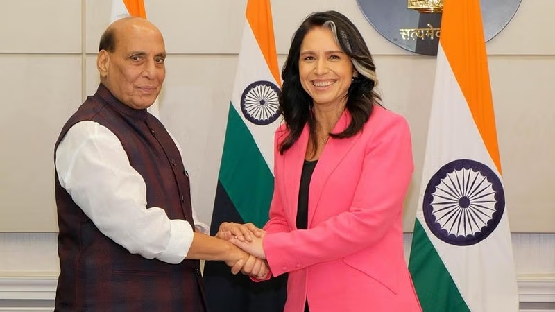 Tulsi Gabbard is in Delhi