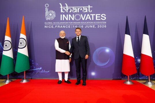 PM Modi & French President Macron Hold Delegation https://newsgate.press/
